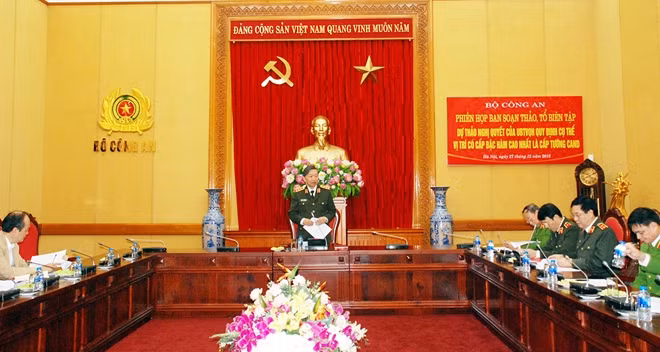 Bộ trưởng Tô Lâm phát biểu chỉ đạo phiên họp.