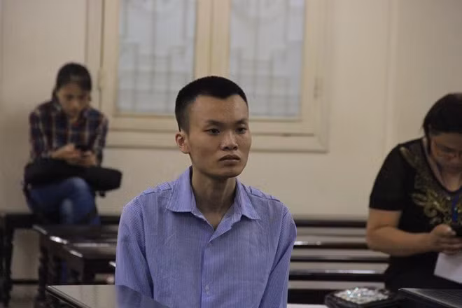 Bị cáo Đạt tại phiên tòa.