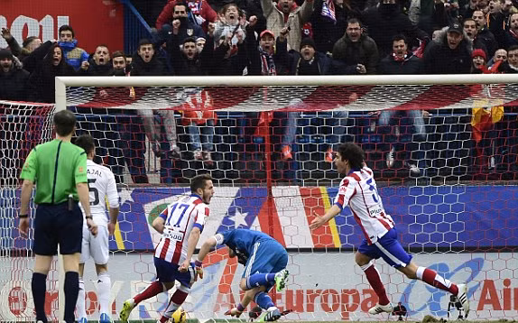 Atletico đã có một chiến thắng tuyệt vời trên sân nhà trước Real.