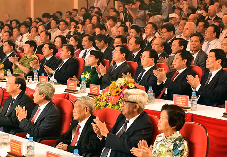Các đại biểu tham dự Lễ kỷ niệm - Ảnh: VGP/Nhật Bắc.