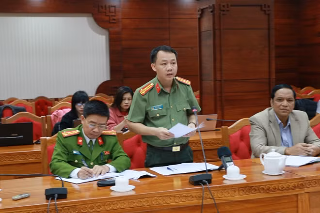 Công an tỉnh Đắk Lắk thông tin chính thức vụ việc tại buổi họp báo.