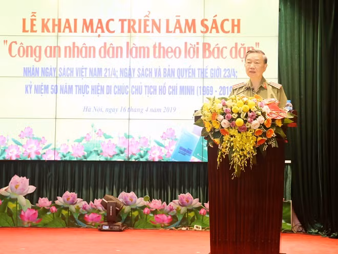 Bộ trưởng Tô Lâm phát biểu chỉ đạo tại buổi lễ.