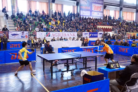 Chung kết nội dung đồng đội hạng B giữa Hà Nội T&T gặp Shopbongban.vn diễn ra hết sức hấp dẫn.