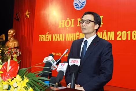 Phó Thủ tướng Vũ Đức Đam phát biểu chỉ đạo tại Hội nghị.