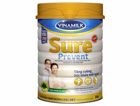 Sản phẩm Vinamilk Sure Prevent.