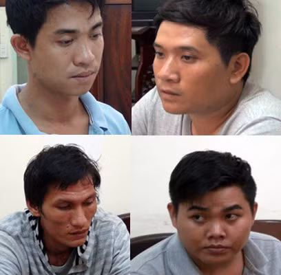 Các đối tượng Nguyễn Phúc Thuận, Trần Văn Ba, Đỗ Hoàng Hà, Trần Đình Hải.