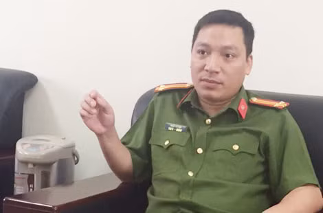 Trung tá Phạm Chí Hiếu - Trưởng Công an huyện Kinh Môn, Hải Dương.