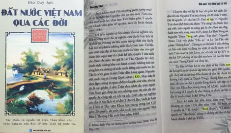 Thảm họa tái bản “Đất nước Việt Nam qua các đời”.