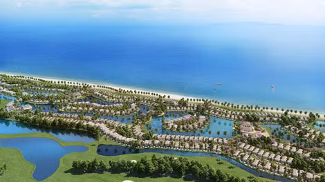 Toàn cảnh dự án Biệt thự nghỉ dưỡng Vinpearl Phú Quốc Villas tại Bãi Dài, Phú Quốc.