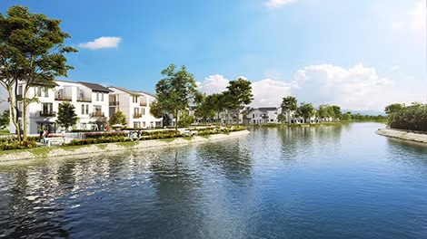 Vinhomes Thăng Long có diện tích 24ha, quy hoạch theo mô hình đô thị sinh thái với một phần lớn diện tích được dành cho cây xanh, mặt nước.