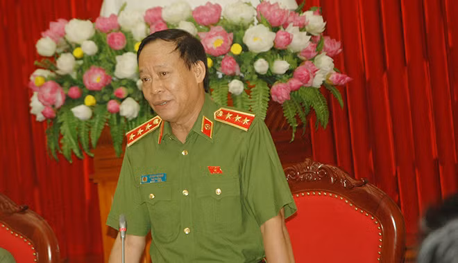 Thứ trưởng Lê Quý Vương phát biểu tại buổi gặp mặt.