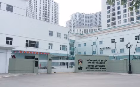 Trường BVIS Hà Nội nằm trong khu đô thị Royal City.