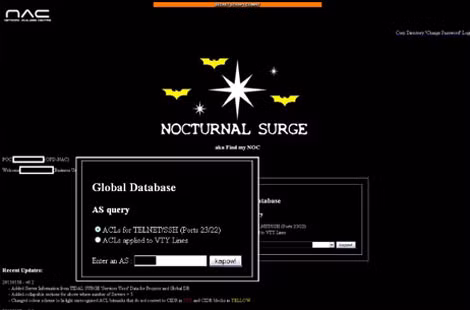 Tài liệu của GCHQ về NOCTURNAL SURGE của bộ phận NAC.
