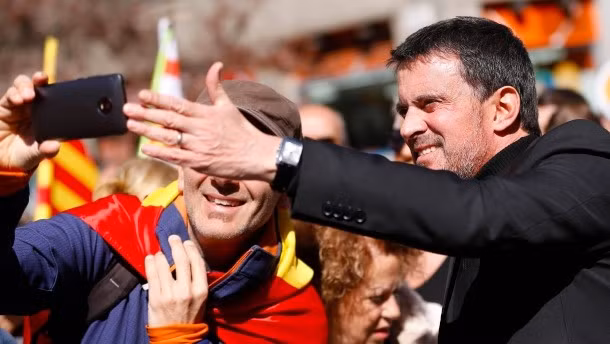 Cựu Thủ tướng Pháp Manuel Carlos Valls Galfetti tuyên bố tranh cử chức Thị trưởng Barcelona. Ảnh: faz.net