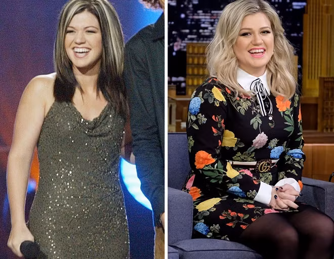 Nữ quán quân “American Idol” Kelly Clarkson không còn giữ được vóc dáng mảnh mai như cách đây 16 năm. Nhưng dù đã yên bề gia thất thì nữ ca sĩ của bản hít đình đám “Stronger” vẫn rất tích cực trong các hoạt động nghệ thuật và nhiều chường trình truyền hình.