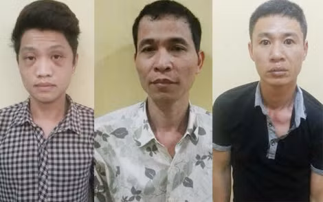 Đối tượng Đào Văn Đông, đối tượng Nguyễn Quốc Bình và đối tượng Nguyễn Quang Ngọc.