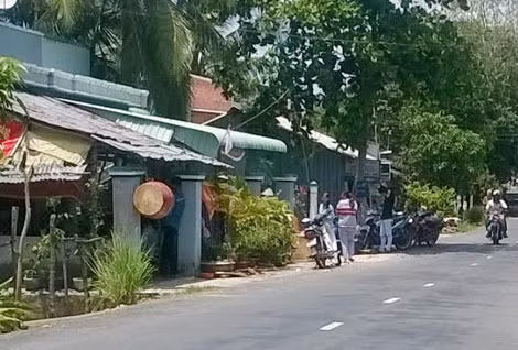 Căn nhà nơi xảy ra vụ nổ, khiến 3 người trong gia đình tử vong.