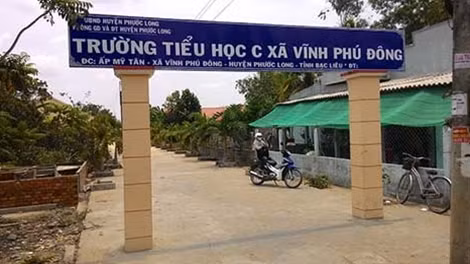 Trường Tiểu học C nơi được cho là có nhiều nữ sinh bị ông T sàm sỡ.