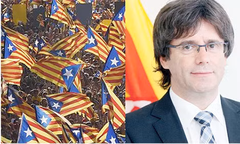 Lãnh đạo Carles Puigdemont tuyên bố Catalonia có quyền tự quyết về văn hóa, kinh tế và chính trị.