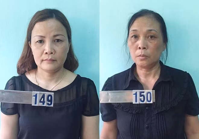 Đối tượng Phạm Thị Khuyên và Nguyễn Thị La.