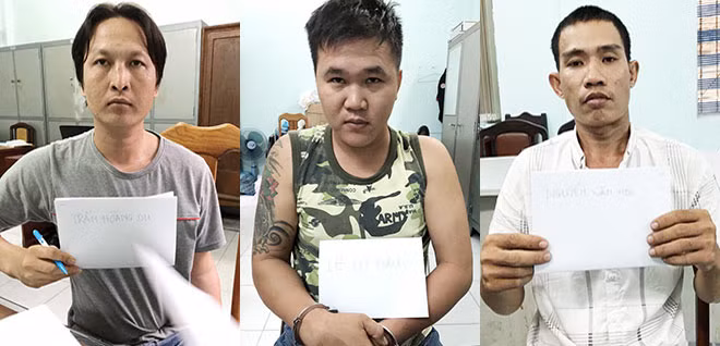 Các đối tượng trong băng cướp.