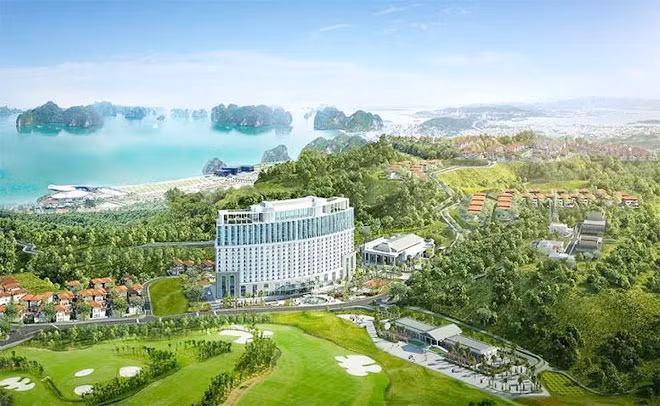 Toàn cảnh dự án FLC Grand Hotel Hạ Long.