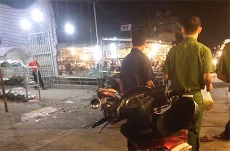 Hiện trường vụ việc.