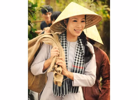 Trịnh Kim Chi trong một vai diễn.