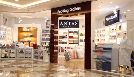 Một cửa hàng Bedding Gallery đặt tại các trung tâm thương mại Vincom.