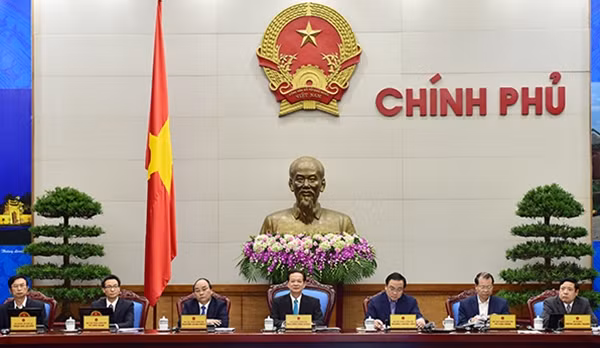 Thủ tướng Nguyễn Tấn Dũng chủ trì hội nghị. Ảnh: TTXVN.