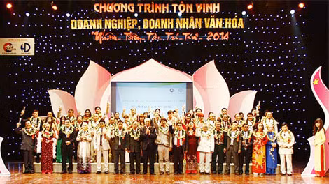 Lễ tôn vinh doanh nghiệp, doanh nhân văn hóa (ảnh chỉ có tính minh họa).
