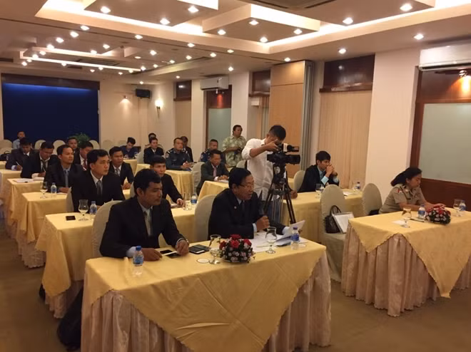 Quang cảnh lớp tập huấn.