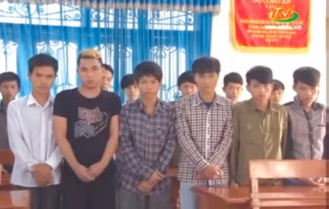 Các đối tượng trong vụ ẩu đả gây chết người ngày 6-9-2014 tại thôn Đông Cường, xã Khánh Cường (Yên Khánh).