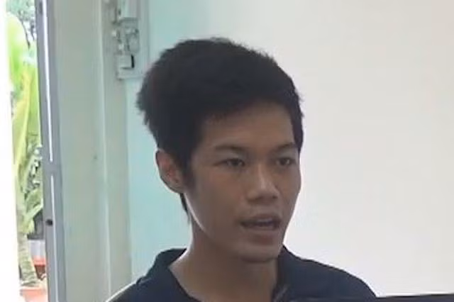 Thắng tại cơ quan điều tra.
