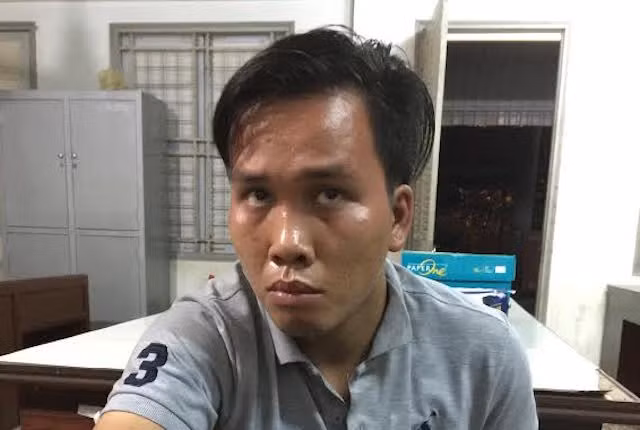 Nghi phạm bị tạm giữ để điều tra.