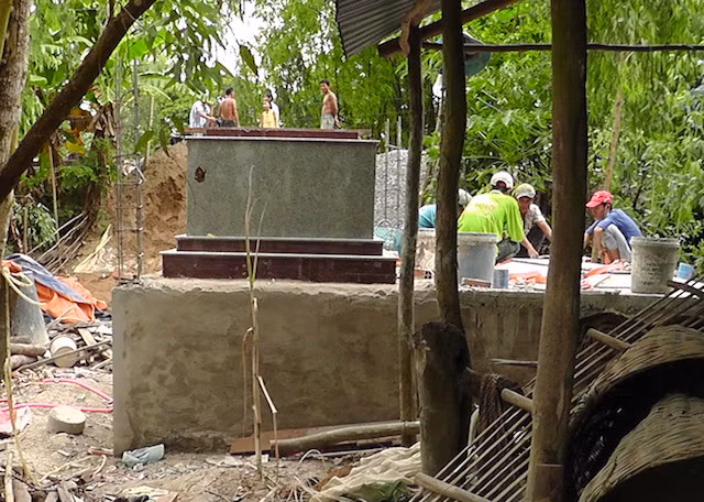 Hiện trường nơi xảy ra vụ việc.