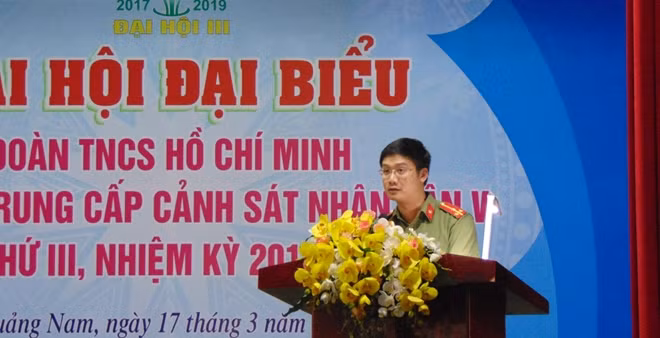 Phát biểu tại đại hội, Thượng úy Nguyễn Quang Mạnh, Phó Bí thư Thường trực Đoàn Thanh niên Tổng cục Chính trị CAND, ghi nhận những kết quả mà Đoàn Trường Trung cấp CSND V đạt được thời gian qua.