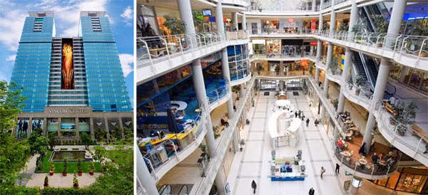 Tòa nhà Vincom Center B và 6 tầng hầm nơi diễn ra cuộc diễn tập PCCC&CHCN.