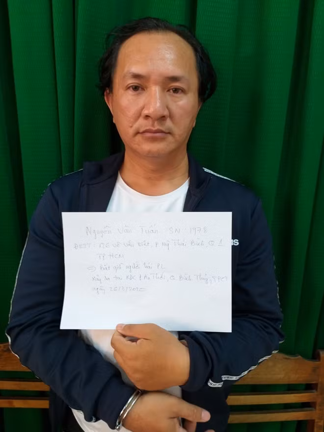 Tuấn Hero - kẻ cầm đầu vụ bắt cóc.