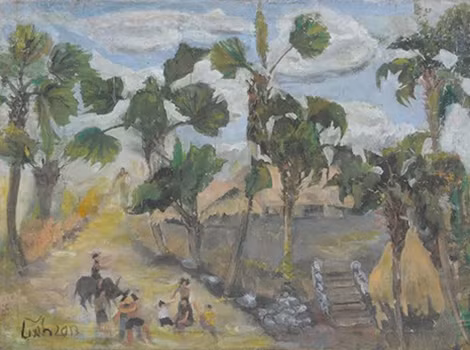 Tranh của Lê Quang Lĩnh.