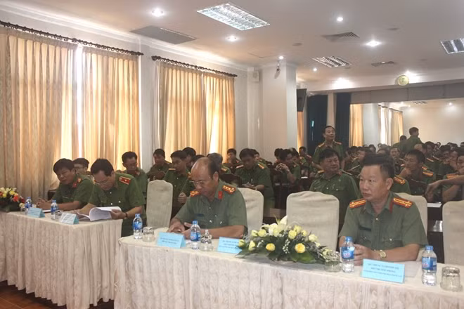Tham gia lớp tập huấn có 140 học viên của lực lượng Cảnh sát PCCC 22 tỉnh, thành phố thuộc khu vực miền Nam.