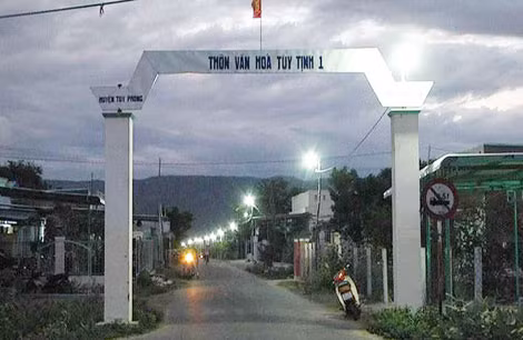 Mô hình “Ánh sáng an ninh” ở Bình Thuận.
