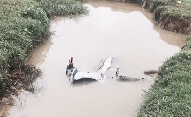 Hiện trường nơi người đàn ông tử vong. Hiện trường nơi người đàn ông tử vong.