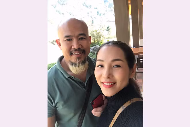 Vợ chồng Trương Lê Sơn và Hoàng Lê Vy.