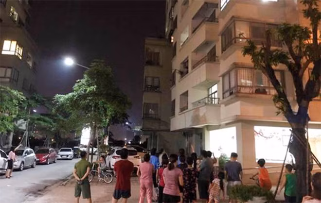 Hiện trường vụ tai nạn.