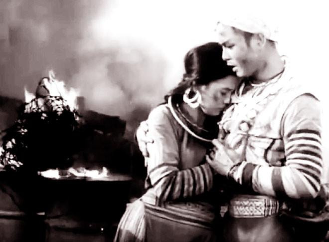 Cảnh trong phim “Vợ chồng A Phủ”.