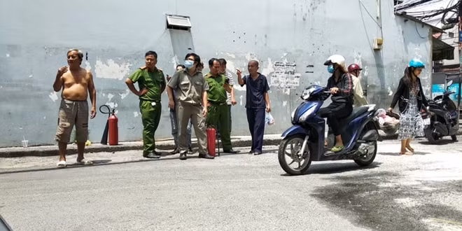 Công an có mặt ghi nhận vụ việc