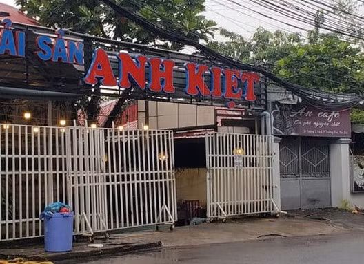 Quán nhậu nơi xảy ra vụ ẩu đả khiến ông O tử vong
