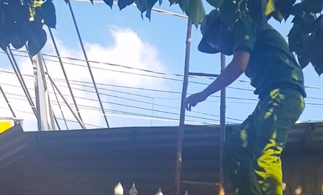 Công an khám nghiệm hiện trường