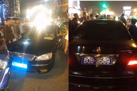 Xe ô tô bị truy đuổi